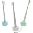 thumbnail image 2 of Jinsinto 3 Pcs Mini Ceramic Toothbrush Holder Stand,pen Stand Rings, 2 of 5