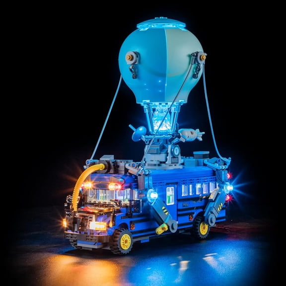 LED Light for 77073 Fortnight Battle Bus Building Blocks Model (Building Set NOT Included)