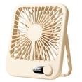 thumbnail image 1 of Portable Rechargeable Desk Fan with Digital Display 100 Speeds Wall Mountable, 1 of 4