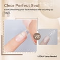 thumbnail image 5 of Modelones 9 in One Nail Glue Gel Base Coat Brush On Nail Polish Glue 15ml for Tips, Rhinestones, Blooming Art Gel Kit for Acrylic Tips U V Lamp Needed, 5 of 7