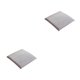thumbnail image 1 of Kearding Cojín para silla, taburete, almohada con respaldo cuadrado, espumas viscoelásticas, almohadilla para el hogar y la oficina, Gris 2Conjunto, 1 of 6