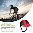thumbnail image 3 of Naiovety Casco de bicicleta Correa de barbilla ajustable Anti UV Gorra de béisbol ligera Patrón de mosaico de seguridad Sombrero de ciclo Ciclismo, 3 of 6