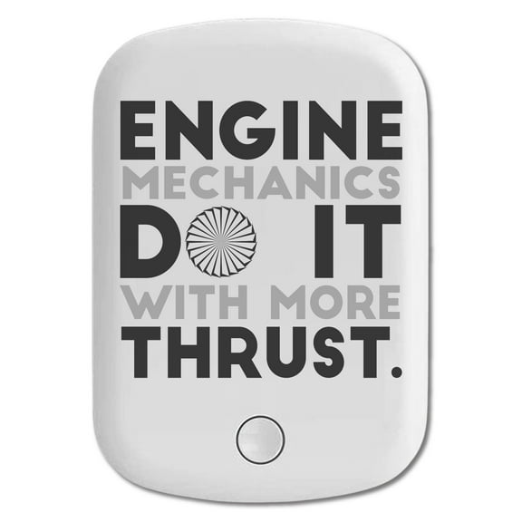 DistinctInk Magnetic Battery Pack, 5000 mAh Wireless Portable Charger with USB-C Cable, Compatible with MagSafe iPhone 14 / 13 / 12 Series - Engine Mechanics Do It With More Thrust