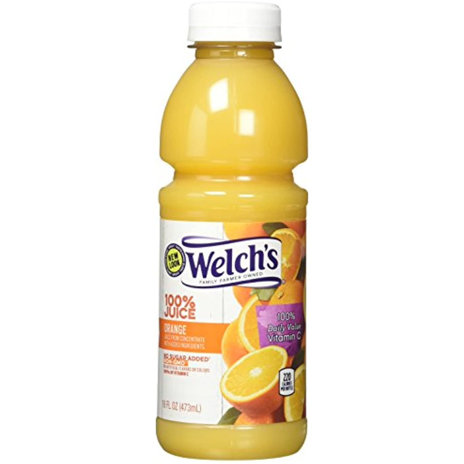 Welchs Orange Juice, 16 Oz Pk Of 12