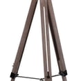 thumbnail image 3 of 55 Inch Floor Lamp with Tripod Style Wood Frame, Spotlight, Brown and Black, 3 of 5