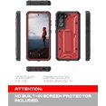 thumbnail image 2 of CaseBorne ArmadilloTek V Case for Samsung Galaxy S21 FE 5G with Kickstand Full-Body Multi-Layer Rugged Screenless - Black, 2 of 5