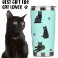 thumbnail image 3 of Cat Tumbler Stainless Steel Insulated Travel Coffee Cups with Lid and Straw,Ideal Gift for Cat Dad/Mom, 3 of 6