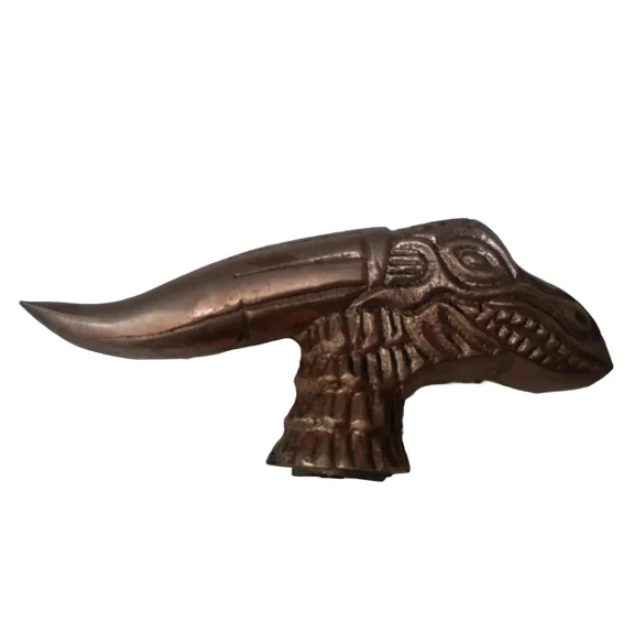 Vintage Solid Dragon Head Cane Handle for Wooden Walking Cane