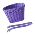thumbnail image 3 of koolsoo Kid's Front Handlebar Bike Basket Imitation Rattan Easily Install Detachable, 3 of 9