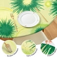 thumbnail image 4 of Green Yellow Dandelion Pattern Round Fitted Tablecloth with Elastic Edge,Dining Table Cover Waterproof,Outdoor Round Tablecloth for Camping,Dining,Indoor and Outdoor, 4 of 7
