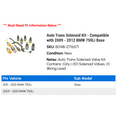 thumbnail image 2 of Auto Trans Solenoid Kit - Compatible with 2009 - 2012 BMW 750Li Base 2010 2011, 2 of 2