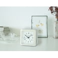thumbnail image 3 of Seiko Ena 3" Traditional Bedside Alarm Clock, White, Quartz, Analog, QHE182WLH, 3 of 7