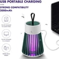 thumbnail image 3 of Dispositivo de conducción BG-002 Electronic Bug Zapper Lámpara para matar mosquitos portátil para el hogar Trampa para matar insectos con LED-UV 368nm para moscas, plagas, mosquitos, 2000 mAh, Eccomum Dispositivo de conducción, 3 of 5