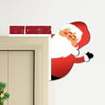 thumbnail image 2 of Qocolhg Christmas Door Frame Decoration Funny Santa Claus Door Frame Wooden Door Frame Ornament Christmas Door Corner Holiday Home Decor DIY Craft Party Supplies Christmas Decorations Clearance, 2 of 5
