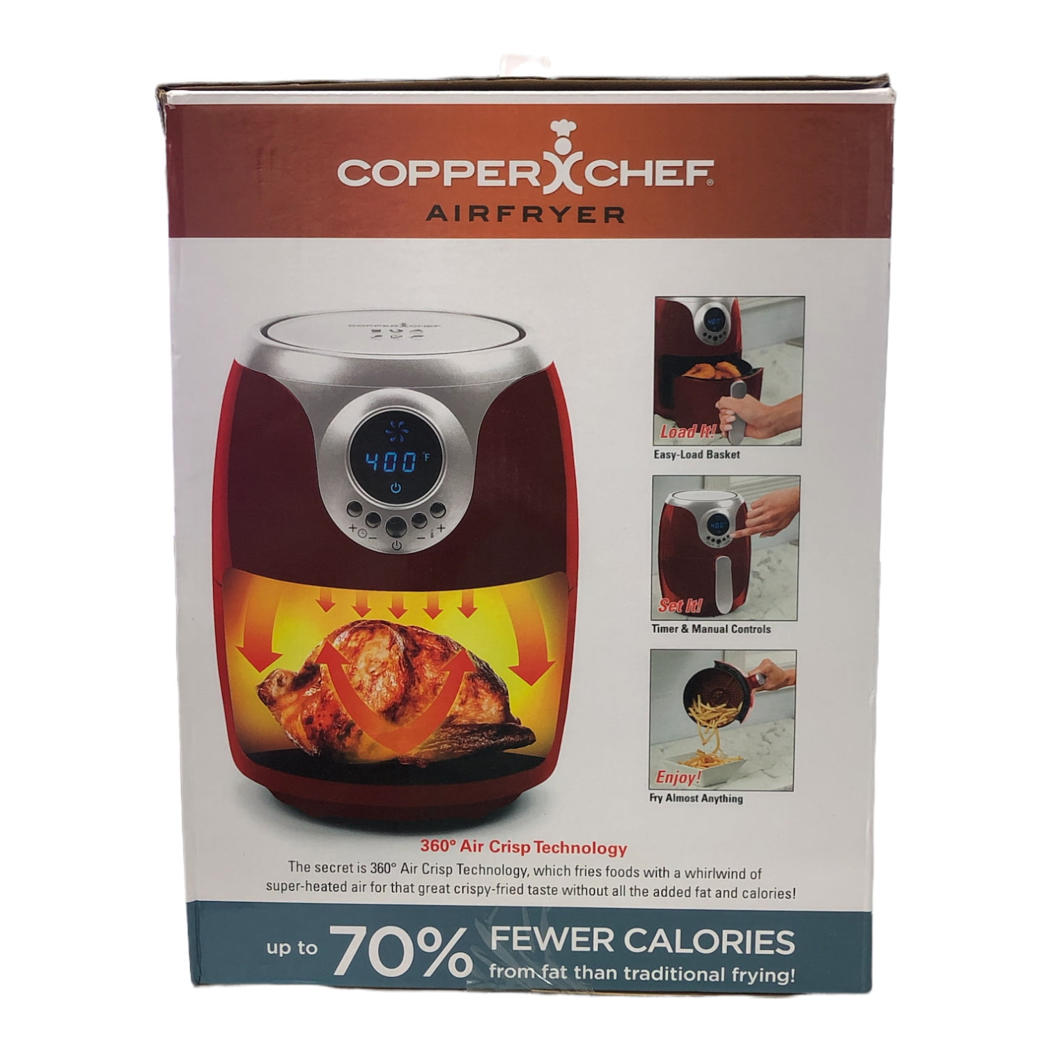 Copper Series 2 Quart Air Fryer – Eco + Chef Kitchen