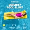 thumbnail image 2 of Open Box TRC Recreation 1.5" Thick Vinyl Foam Swimming Pool Float Mat, Yellow, 2 of 12