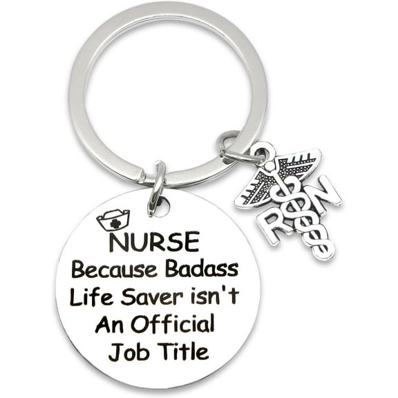 Nurse Gifts for Women Funny Graduation Gift School Nurse Practitioner Keychain for Nursing Students Grads Nurses Week Appreciation Gift for Nurses Coworker Men Christmas Birthday