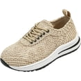 thumbnail image 2 of Womens Walking Shoes, Women's Floral Embroidery Lace Mesh Air Cushion Sneakers Lightweight Platform Comfort Casual Tennis Shoes Hollow Out Running Shoes Non-Slip Travel Working Shoes, 2 of 7
