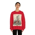 thumbnail image 4 of Brooklyn Bridge Wanderlust Unisex Heavy Blend Crewneck Sweatshirt, 4 of 9