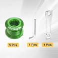 thumbnail image 3 of Uxcell 5pcs Single Chain Ring Bolt M8 Bike Chainwheel Screw w Mounting Wrench Green, 3 of 7