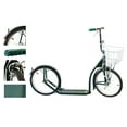 thumbnail image 2 of Amish-Made Deluxe Kick Scooter Bike - Model 1660 - Big Kid Size No Kickstand, Maroon, 2 of 7