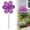 Dark Purple, variant on Mohdy Flower Windmill, Colorful Fabric Pinwheel with Fiberglass Rod, 11.8 Inch Garden Wind Spinner, Spins with Wind Outdoor Yard Art Ornament, Patio Lawn Decor for Kids Playground