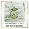 thumbnail image 4 of My Redeemer Lives Gutsy Goodness Bronze Metal Necklace Faith Adult Female Jewelry, 4 of 8