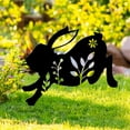 thumbnail image 5 of Isvgxsz Bunny Garden Statues Metal Rabbit Yard Art Outdoor Black Rabbit Decor Animals Stake Garden Decorations Outdoor Garden Statue for Lawn and Yard Decor Ornaments, 5 of 6
