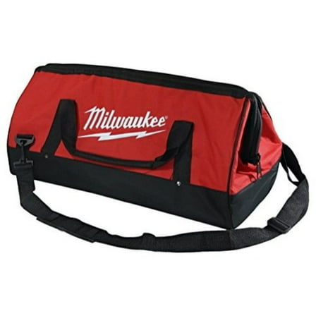 Milwaukee Heavy-Duty Tool Bag, Canvas Red, 23 x 12 x 12 inch