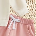 thumbnail image 4 of TOWED22 Baby Girl Toddler Fall Winter 2pcs Clothes Set Long Sleeve Soft Round Neck Sweatshirt + Pants Outfits Comfy(Light Yellow,2-3 Y), 4 of 7
