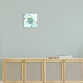 thumbnail image 2 of Stupell Industries Lovely Green Sea Turtle Ocean Flower Painting Wood Wall Art, 12 x 12, Design by Katie Doucette, 2 of 5