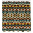 thumbnail image 3 of Ambesonne African Shower Curtain, Folk Art Sharp Motifs, 69"Wx84"L, Multicolor, 3 of 3