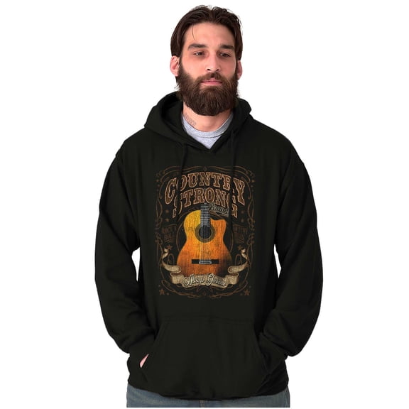Country Strong Rock N Roll Guitar Hoodie Sweatshirt Women Men Brisco Brands S