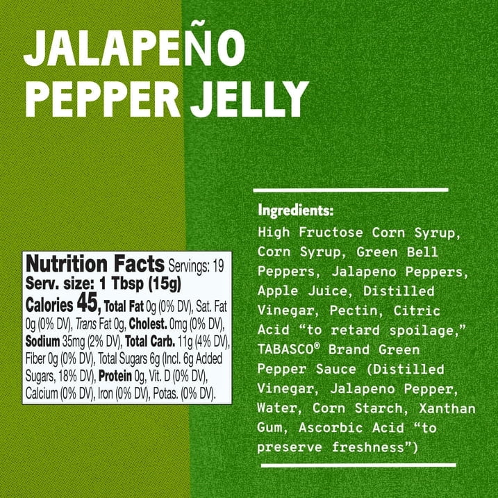 (Pack Of 6) Tabasco Jelly Pepper Jalapeno 10 Oz