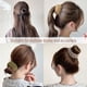 thumbnail image 2 of 4 pinzas mágicas para el pelo con forma de nido de pájaro, pinzas para el pelo, pinzas para hacer moños, peine extensible para coletas, coleteros para cabello fino, grueso y rizado, horquilla con form, 2 of 6