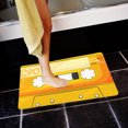 thumbnail image 3 of Alfombra antideslizante, diseño aerodinámico de la estera del baño de la estera de la cocina de la impresión de la cinta del vintage, 3 of 7
