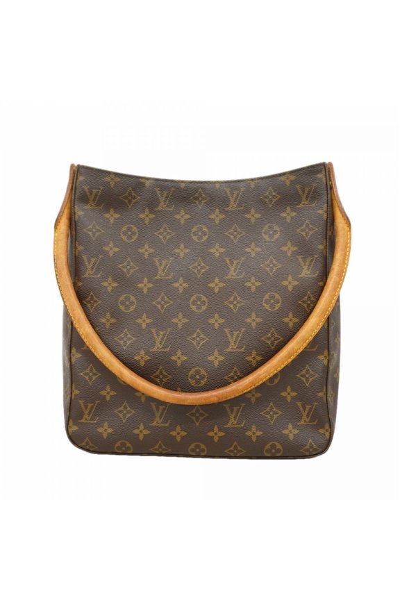 Pre-Owned Louis Vuitton Monogram Looping GM Shoulder Bag M51145 Brown Women's