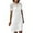White, variant on Bigersell Short Sleeve Dress Summer Female Crew Neck Short Sleeve Above Knee Casual Dress Style D-98 Summer Dresses Ladies 2024 Beach Plus Size Summer Dresses , Pink S