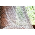 thumbnail image 2 of Floral Tulle Curtains with Rod Pocket, White Sketchy Hand Drawn Gardening Plants Big Dandelions Flowers Leaves Print, Sheer Drape for Wedding Party 2 Panels, 7 Sizes, Black and White, by Ambesonne, 2 of 3