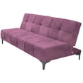 thumbnail image 2 of Sofa Cama Reclinable El Bazar Store New York Terciopelo Rosa Futón 3 posiciones Sala, 2 of 7