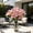 Purple, variant on Artificial Lily Baby's Breath Bouquet, Wenini 12.2in Hand-Tied Faux Floral Plastic Decorative Flowers, Realistic Fake Lilies for Wedding Centerpiece Table Aisle Arch Decor, Pink