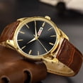 thumbnail image 4 of Reloj Para Hombre, Esfera Luminosa Con Visualización De Fecha, Reloj De Cuarzo Hermético Hasta 30 M Con Fecha Para Ocasiones Formales Informales De Negocios, 4 of 7