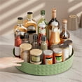 thumbnail image 5 of Spice Rack under $5! Xqxayjr Rotating Spice Rack, 360-Degree Turntable Organizer Lazy Susan for Kitchen Countertop Cabinet, Multifunctional Soy Bottle Jar Seasoning Shel, 5 of 9