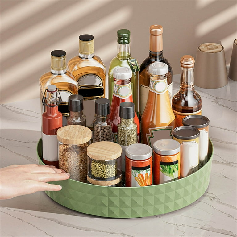 Kitchen Countertop Organizer Bamboo Spice Rack Coffee Station