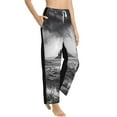 thumbnail image 6 of Salouo 60s Black White Western Cowboy Print Women's Pajama Pants Casual Loose Sweatpants PJs Flowy Pants Drawstring Palazzo for Women Wide Leg Pants Lounge Pajama -XX-Large, 6 of 8