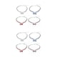 thumbnail image 4 of Billuyoard 4 piezas collares de diamantes de imitación para mascotas colgante ajustable joyería collares gargantilla regalo para festival fiesta L 2Conjunto, 4 of 6