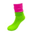 thumbnail image 5 of Slouch Socks 80s Neon Knee High Socks for Womens/Girls(Sock Height 13.78-14.96in), 5 of 5