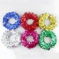 thumbnail image 5 of 7.5M Tinsel Wire Stars Christmas Tree Pendant Wire Five-Pointed Star Glitter Pull Flower Zipper Leaf Garland Decoration For Home, 5 of 7