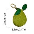 thumbnail image 5 of Kcolen Cute Fruit Shaped Zipper Purse Keychain with Pendant Charm for Women Girls, 5 of 8