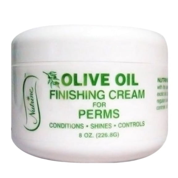 Nutrine Olive Oil Finishing Hair Cream For Perms, 8 oz